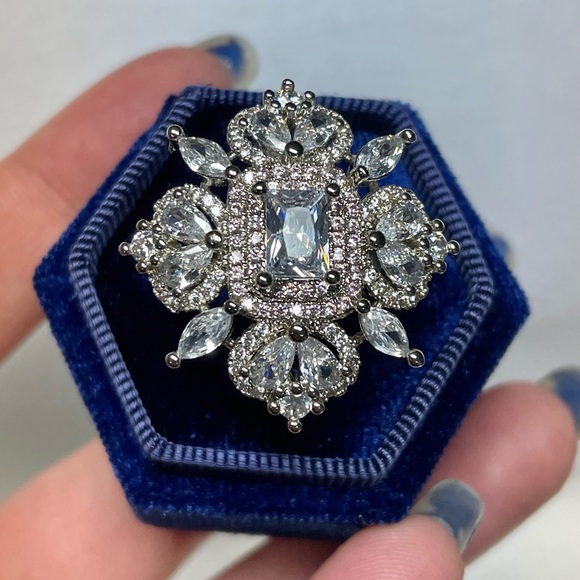 Lotus Statement Ring - Picture 9 of 10